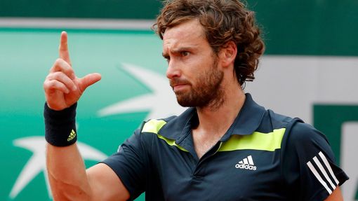 Ernests Gulbis na French Open 2014