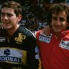 Ayrton Senna a Alain Prost