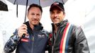 F1, VC Monaka 2016: Christian Horner a Patrick Dempsey