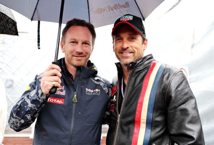 F1, VC Monaka 2016: Christian Horner a Patrick Dempsey