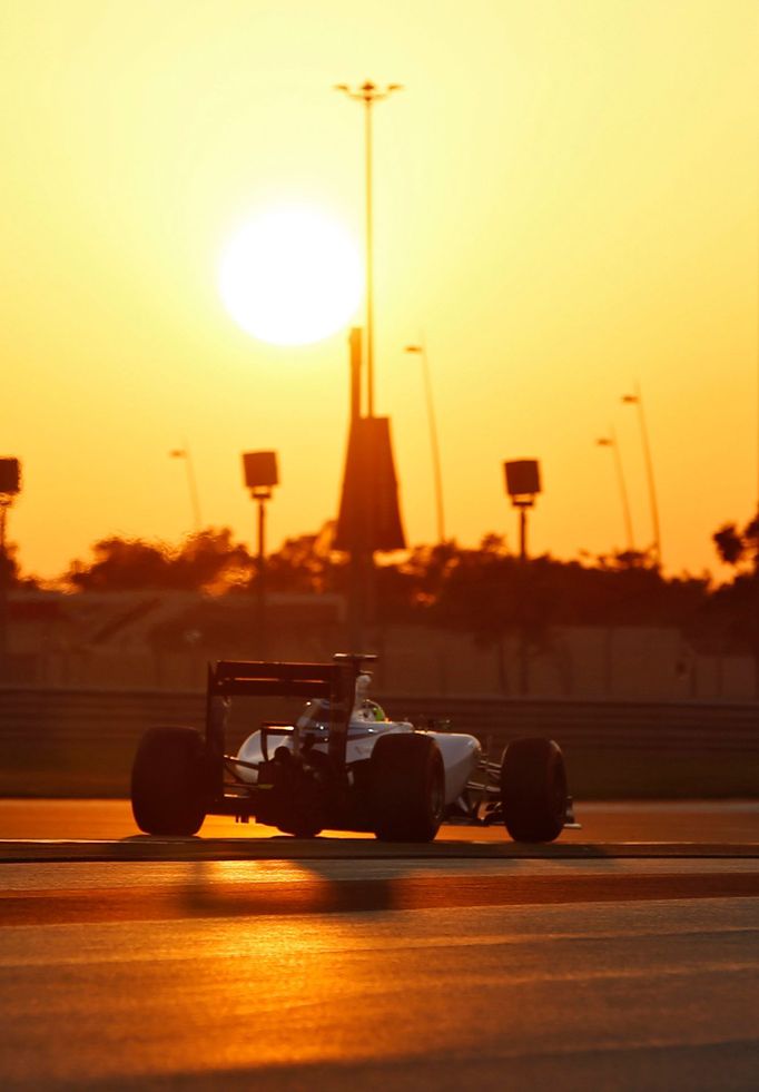 Williams Formula One driver Felipe Massa of Brazil drives during the qualifying session of the Abu Dhabi F1 Grand Prix at the Yas Marina circuit in Abu Dhabi November 22,