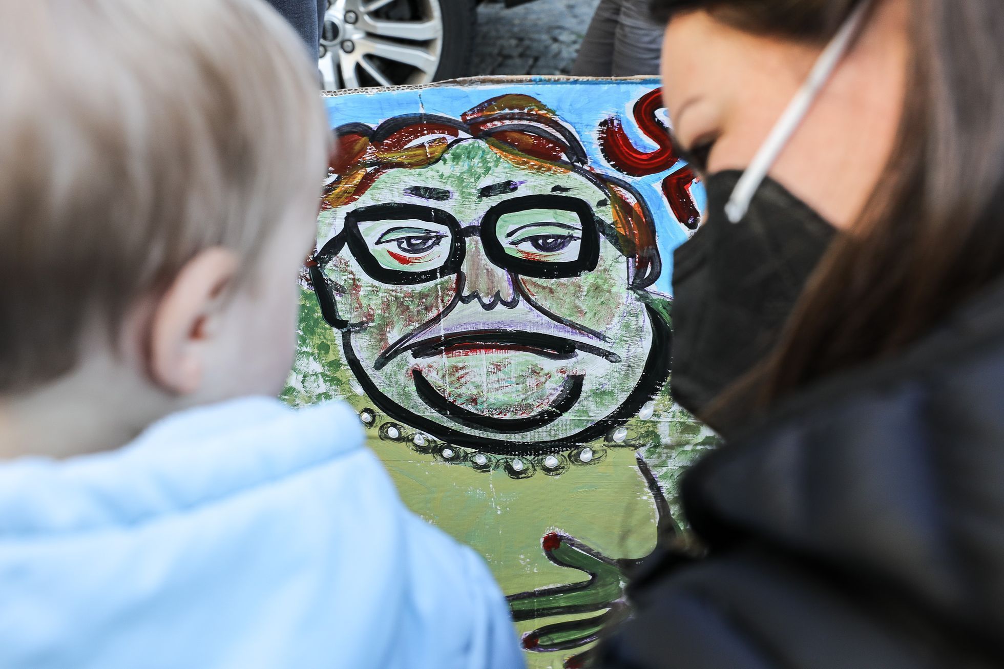 Demonstrace Milion chvilek Václavské náměstí 20. 5. 2021 za odstoupení Marie Benešové