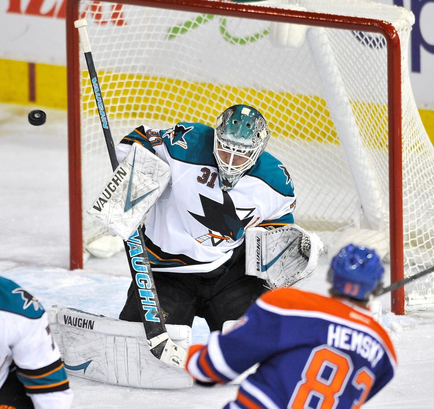 NHL, Edmonton Oilers - San Jose Sharks: Aleš Hemský - Antti Niemi