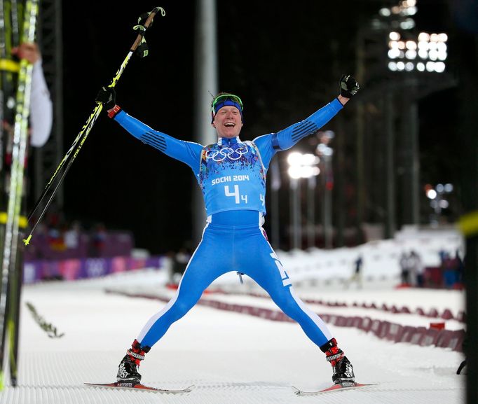 Soči 2014, biatlon, smíšená štafeta: Lukas Hofer, Itálie