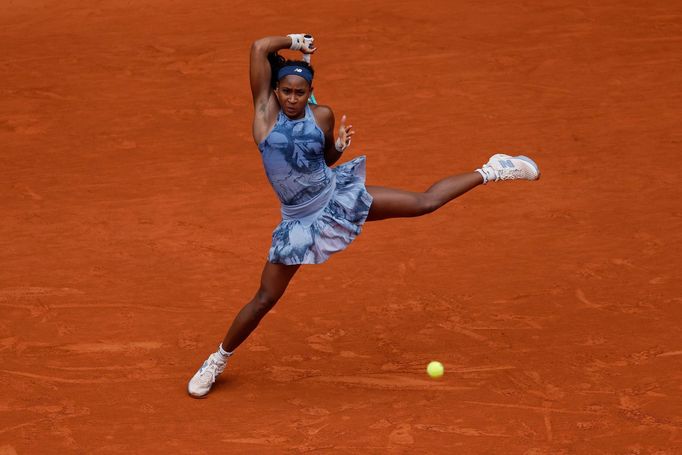 Coco Gauffová ve finále French Open 2025