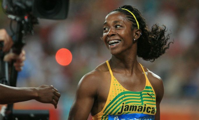 Jamajčanka Shelly-Ann Fraser-Pryceová ovládla závod na 100 metrů na pekingské olympiádě.