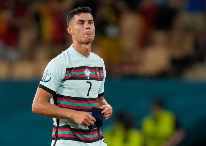 Cristiano Ronaldo po vyřazení Portugalska z Eura 2021