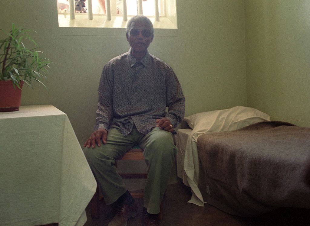 Nepoužívat v článcích! / Fotogalerie: Nelson Mandela / Vězení / 1995