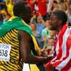 MS v atletice 2013, 100 m - finále: Usain Bolt a Justin Gatlin