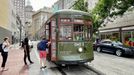 New Orleans. Nejstarší stále fungující tramvajová linka na světě.