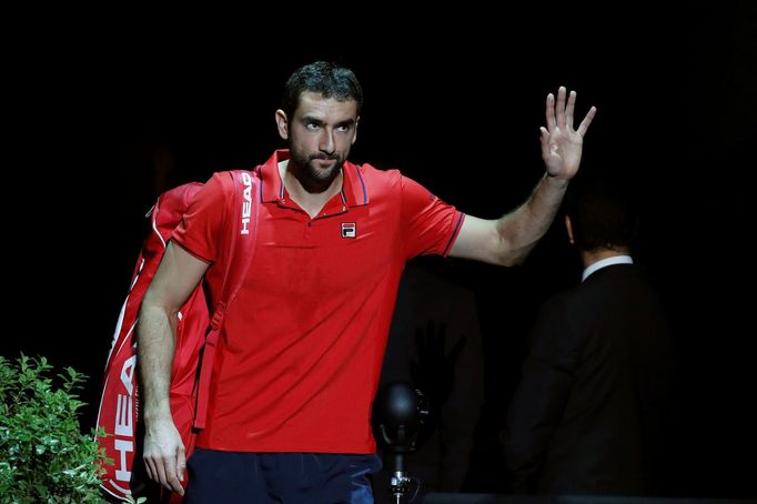 Marin Čilič na masters v Paříži 2016