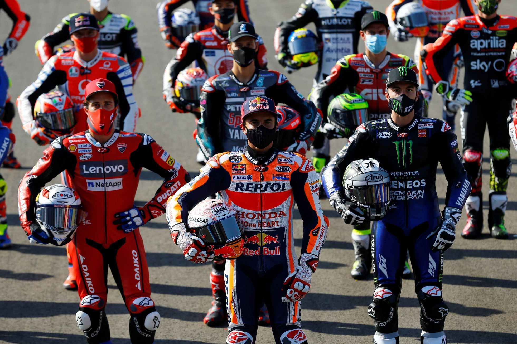 Jezdci MotoGP před prvním závodem sezony v Jerezu