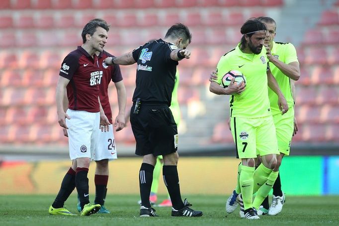 Sparta vs. Brno, fotbalová liga (Lafata, Jílek, Zavadil)