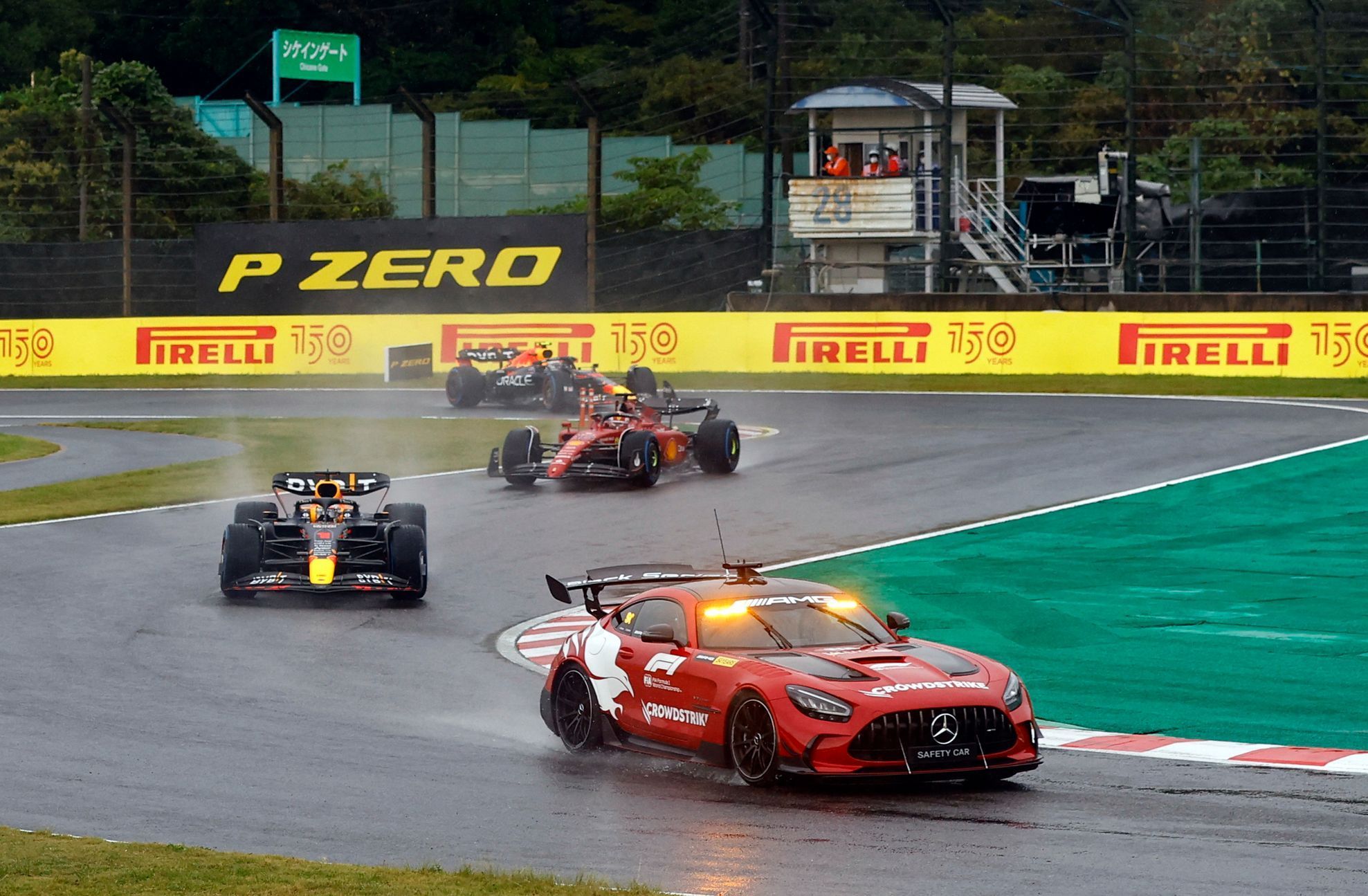 Safety car ve VC Japonska F1 2022