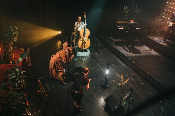 Natáčení Perníkové chaloupky.