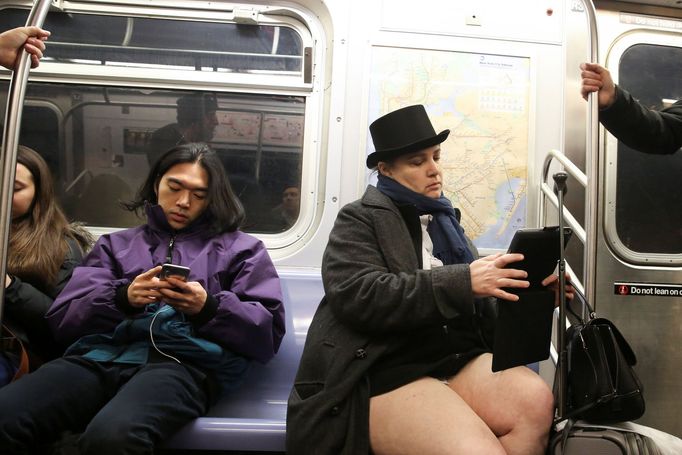 No Pants Subway Ride