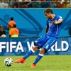 Italy's Claudio Marchisio scores a goal during their 2014 World Cup Group D soccer match against England at the Amazonia arena in Manaus