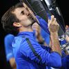 Laver Cup 2017 oslavy (Roger Federer)