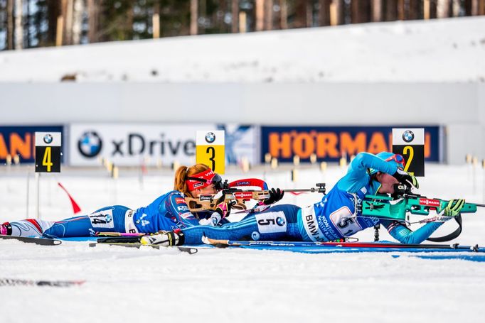 SP Kontiolahti, smíšená štafeta dvojic: Gabriela Koukalová