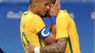 OH 2016, fotbal: Neymar a  Gabriel Barbosa (Brazílie) - tetování