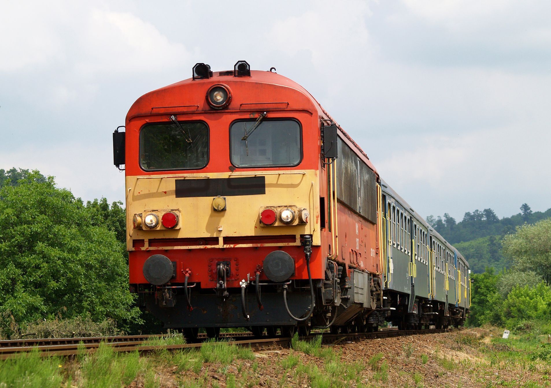 Maďarský vlak, ilustrační foto