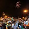 Libye - rebelové v Benghází slaví pád Bába-al-Azízije