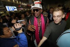 Rebel Rodman letí na zápas do KLDR, vzal i kolegy z NBA