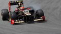 Romain Grosjean při kvalifikaci F1 ve Španělsku