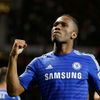Didier Drogba slaví gól Chelsea