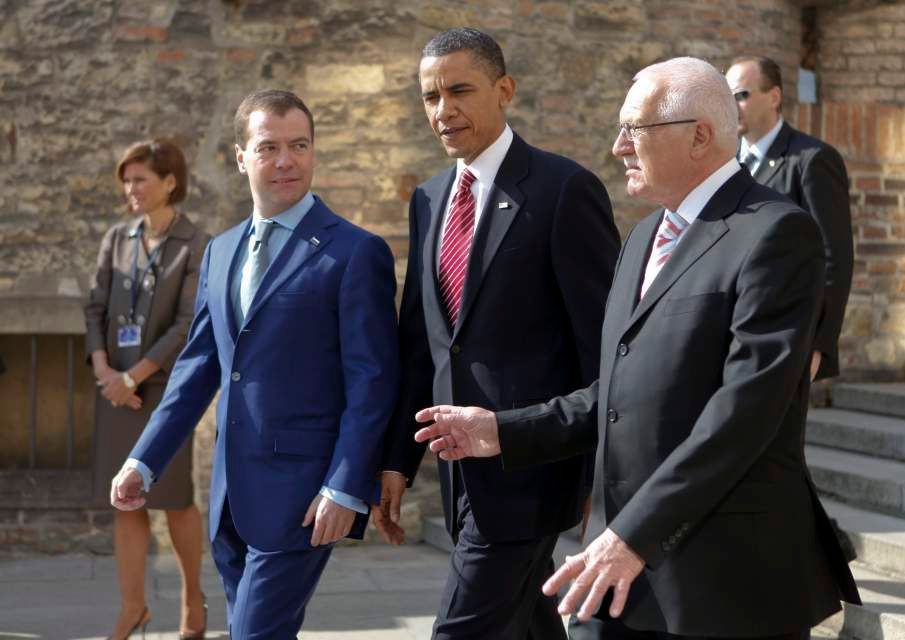 Barack Obama opět v Praze
