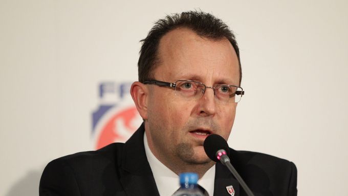 Martin Malík při volbě předsedy FAČR v prosinci 2017
