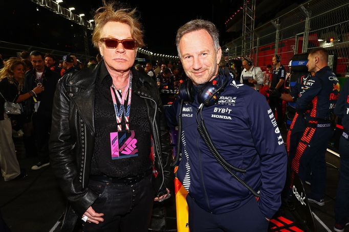 F1, VC Las Vegas 2023: Axl Rose a Christian Horner