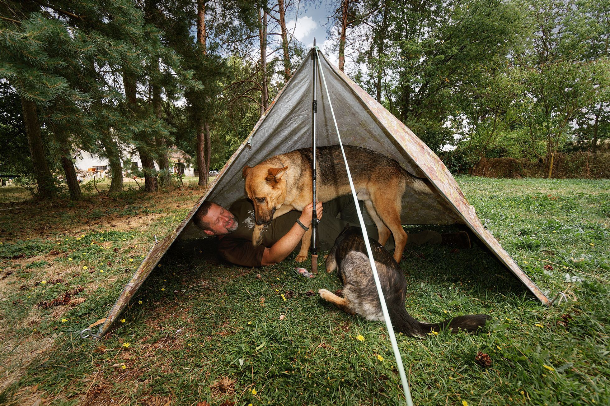 Bushcrafting, zálesáctví, pobyt v přírodě, les, bushcraft, Tomáš Krákora, kurz přežití