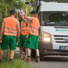 Stavba elektrických ohradníků ve Zlínském kraji kvůli africkému moru divokých prasat.