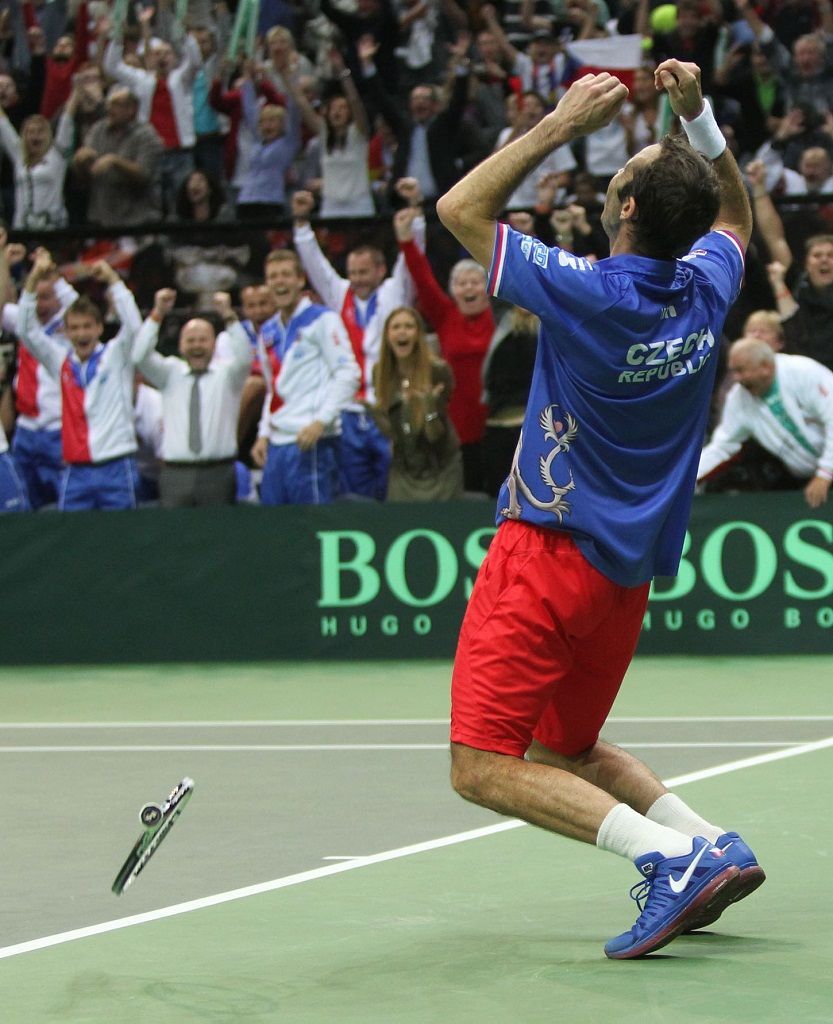 Čeští tenisté vyhráli Davis Cup 2012 (Radek Štěpánek)