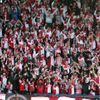 Fotbal, Sparta - Slavia: fanoušci Slavie
