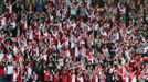 Fotbal, Sparta - Slavia: fanoušci Slavie