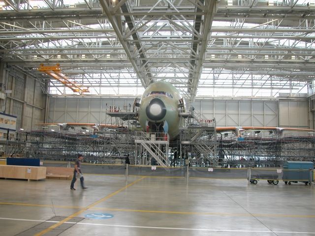 A380 v továrně