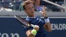 Jiří Lehečka v zápase 3. kola US Open s Raphaëlem Collignonem