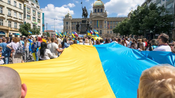 Ukrajinští zrádci, zabiju vás a vaše děti podřežu, vyhrožoval muž. Skončil ve vězení; Zdroj foto: Jakub Plíhal