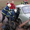 Při nehodě u Vrchlabí se vážně zranil řidič