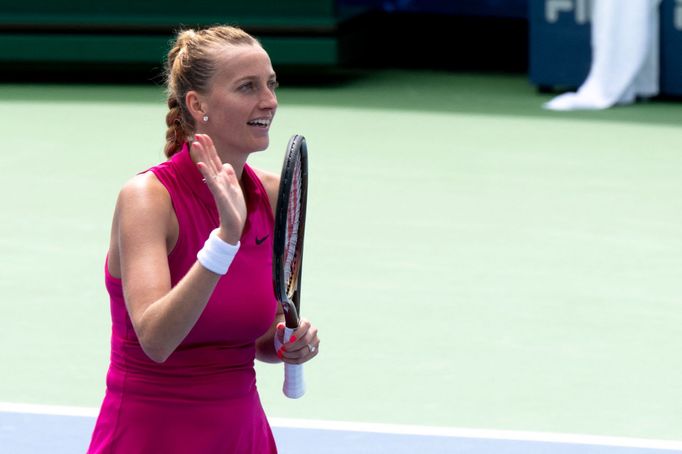 Petra Kvitová na turnaji v Cincinnati.