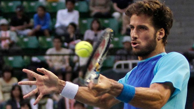 Feliciano Lopez na turnaji v Tokiu 2013