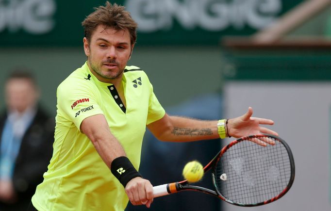 Stan Wawrinka v prvním kole French open 2016