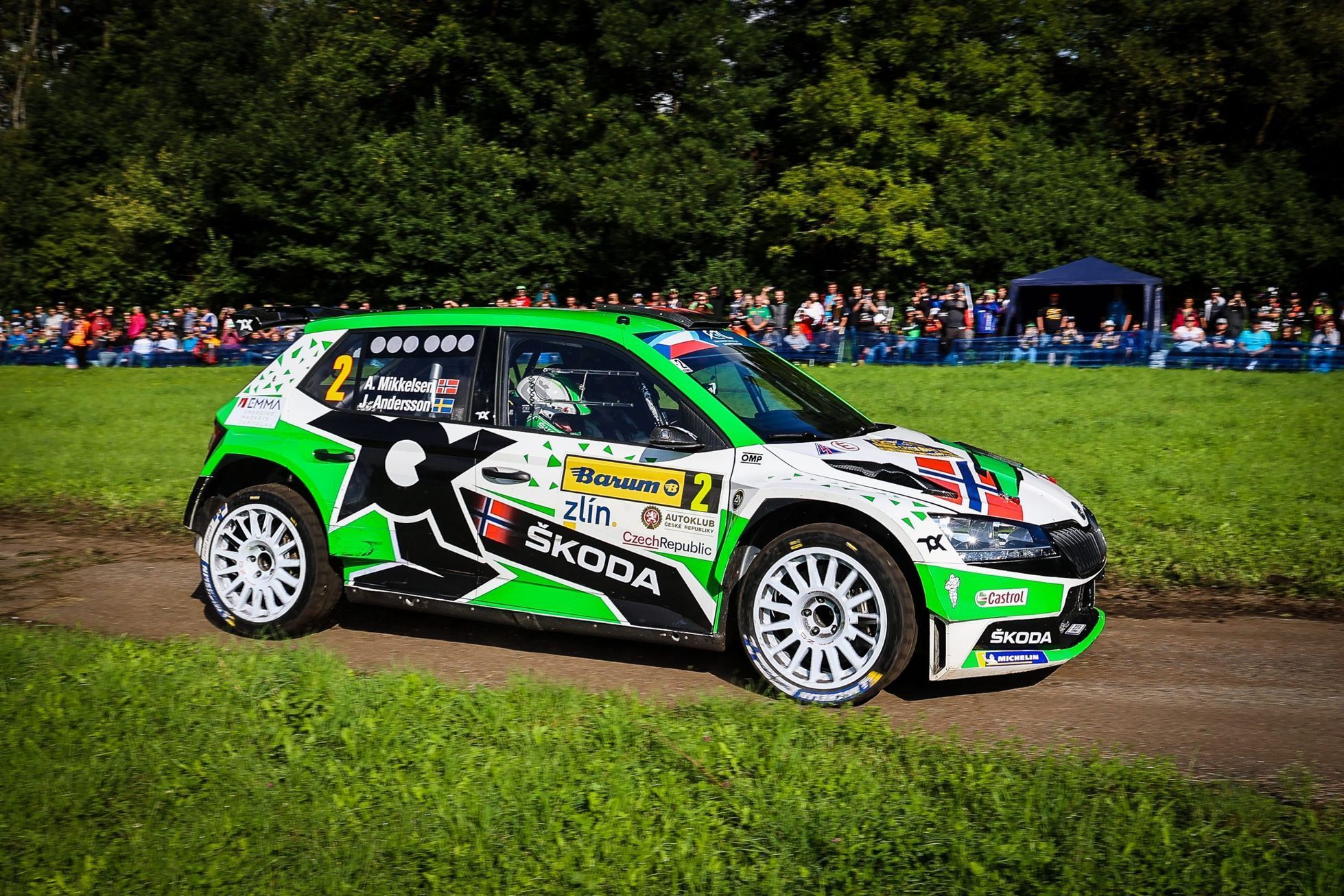 Andreas Mikkelsen, Škoda na Barum Rallye 2021