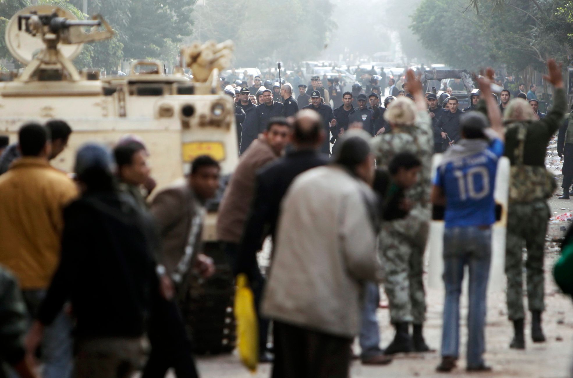 Egyptské protesty pokračují i přes zákaz vycházení