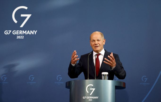 Německý kancléř Olaf Scholz.