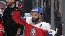 Radko Gudas slaví v zápase Česko - Itálie na MS 2019