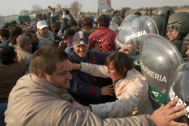 Protesty v Argentině
