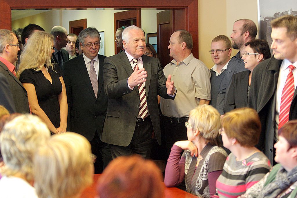 Václav Klaus v Českých Budějovicích